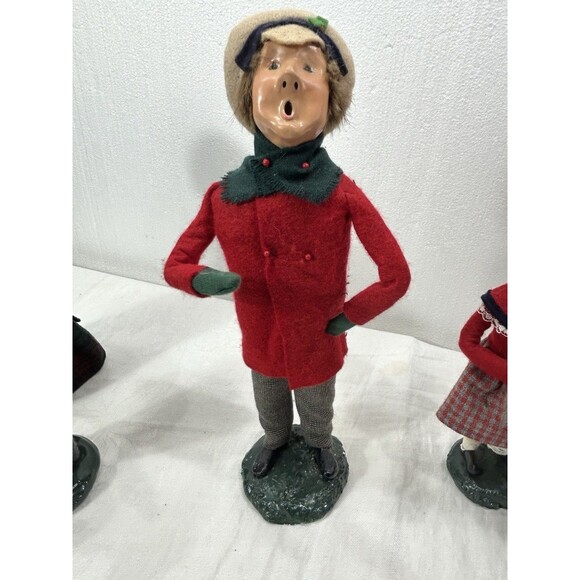 Vintage Lot of 6 Byers’ Choice Carolers Handcrafted Christmas 1985–2004 - Picture 12 of 16